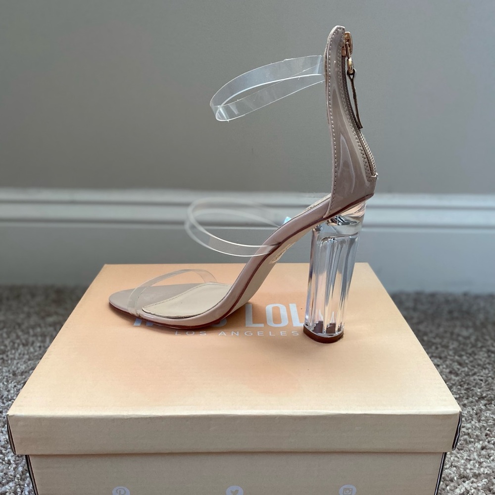 Miss Lola Nude heels